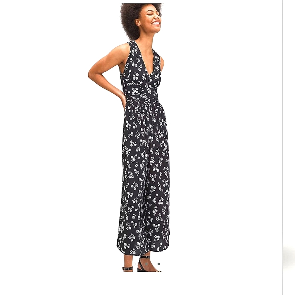 Kate spade waist tie up jumpsuit